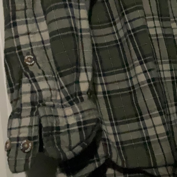 Brazos Work Force Jacket Mens XL Button Up Pockets Multicolor Plaid - Picture 3 of 4